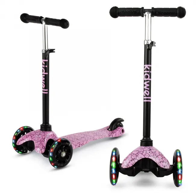 Trotineta Copii, Reglabila, Roti Luminoase, Uno Clouds, 3+ Ani, Pana La 25 Kg, Kidwell Pjbhubauno02a3