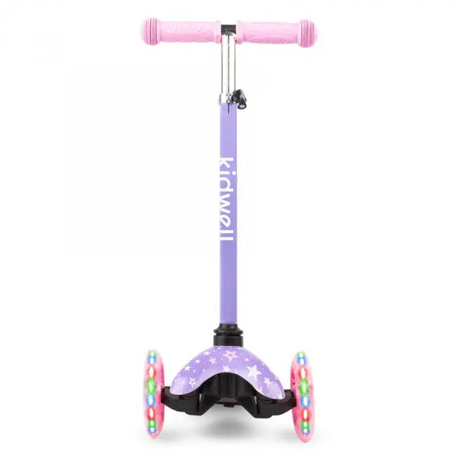 Trotineta Copii, Reglabila, Roti Luminoase, Uno Stars, 3+ Ani, Pana La 25 Kg, Kidwell Pjbhubauno02a1