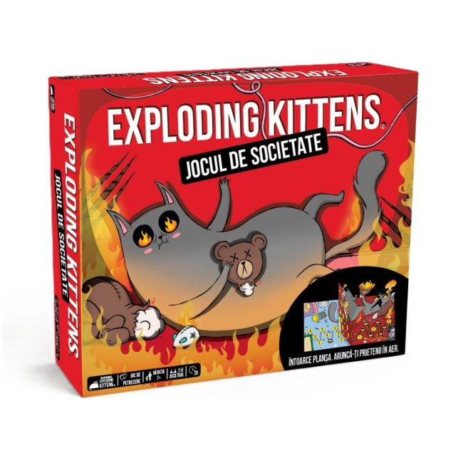 Exploding Kittens - Jocul de societate, limba romana BKFEKIBG01RO