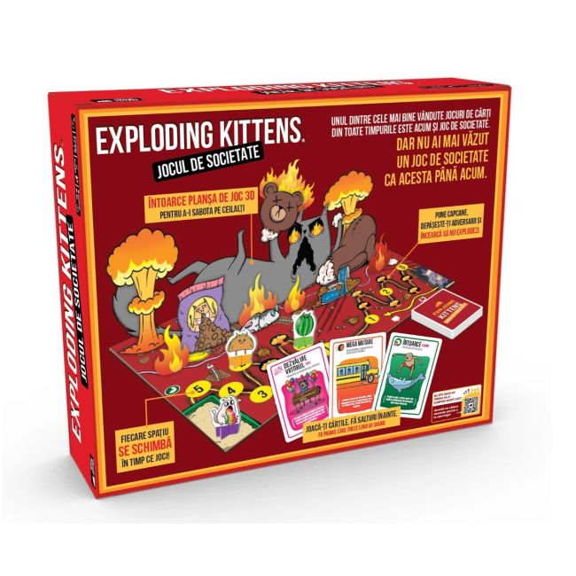 Exploding Kittens - Jocul de societate, limba romana BKFEKIBG01RO