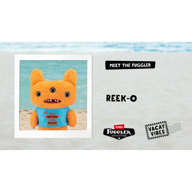 Fuggler - Jucarie de plus, 23 cm - Ciudateii in vacanta, Reek-O - orange BKF15714B