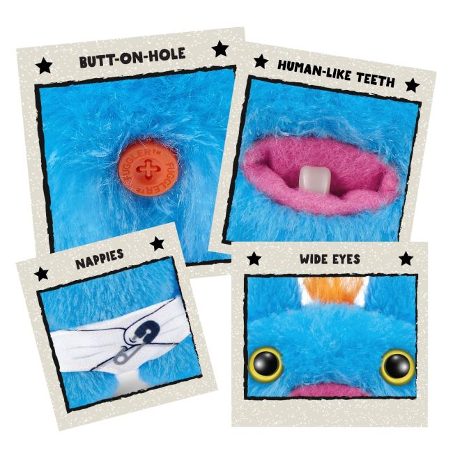 Fuggler - Jucarie de plus, 9 cm - Bebe ciudatei, Screech BKF15703J