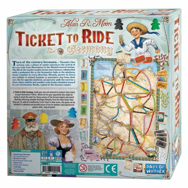 Joc de societate Ticket to Ride Germany, limba engleza BKF720015