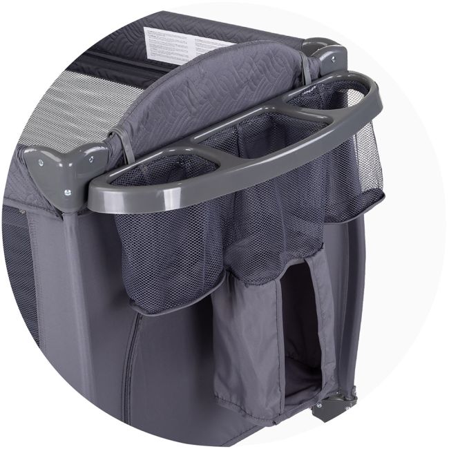 Patut pliabil chipolino bella anthracite hubkosib0254an