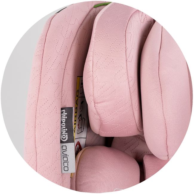 Scaun auto chipolino aviato i-size 40-150 cm pink marshmallow hubstkavt02505pm