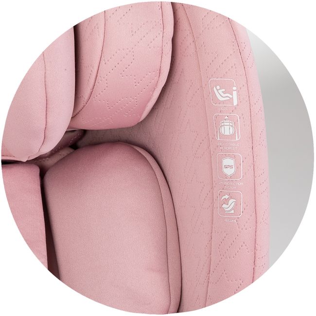 Scaun auto chipolino aviato i-size 40-150 cm pink marshmallow hubstkavt02505pm