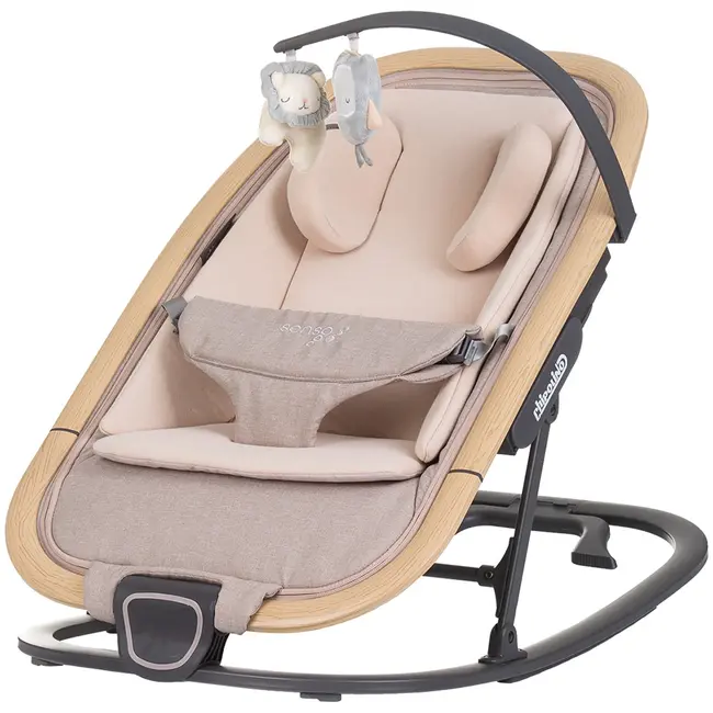 Scaunel balansoar chipolino senso biscotta wood hubsheso0252bi