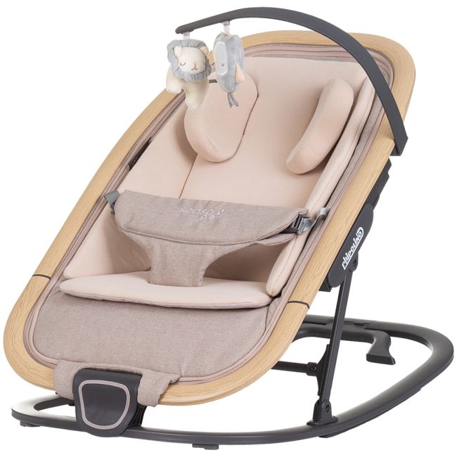 Scaunel balansoar chipolino senso biscotta wood hubsheso0252bi
