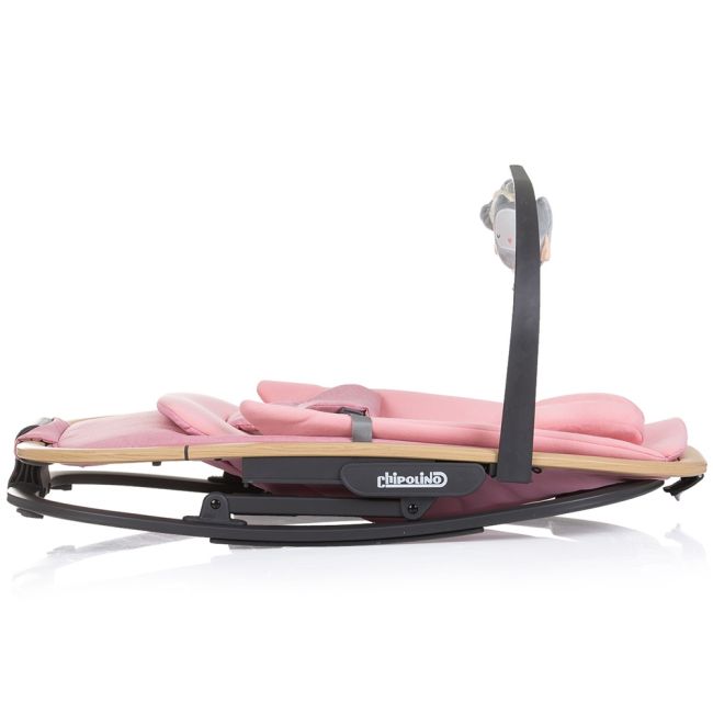 Scaunel balansoar chipolino senso pink marshmallow wood hubsheso0254pm