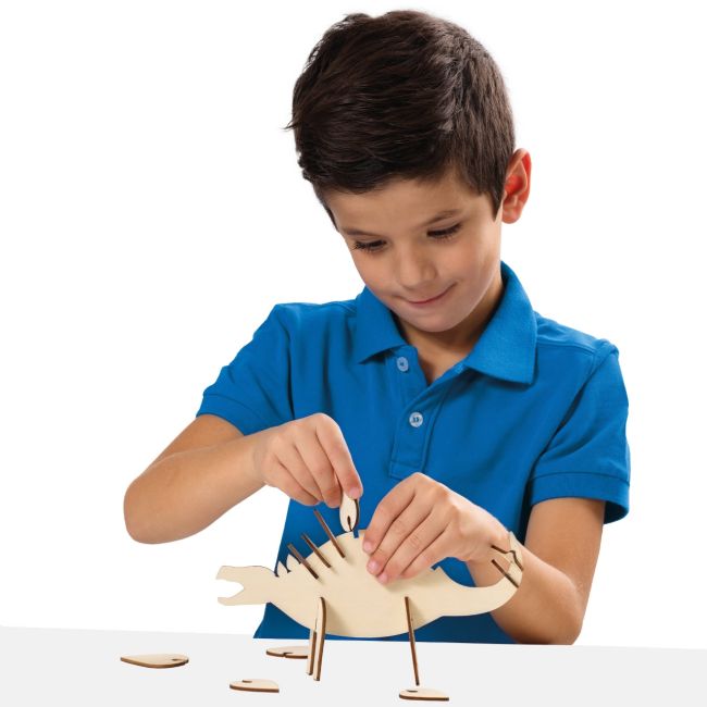 Set creativ dinozaur de lemn - straluceste in intuneric sa14209