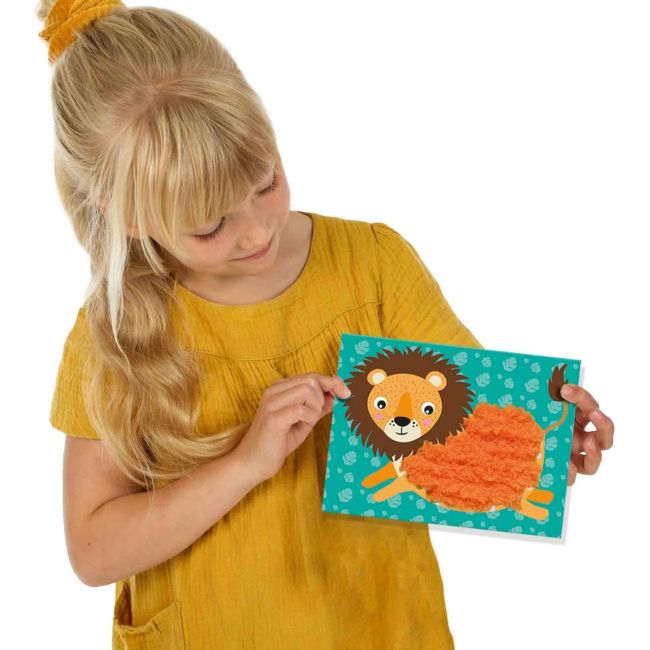 Set de broderie animale pufoase sa14043