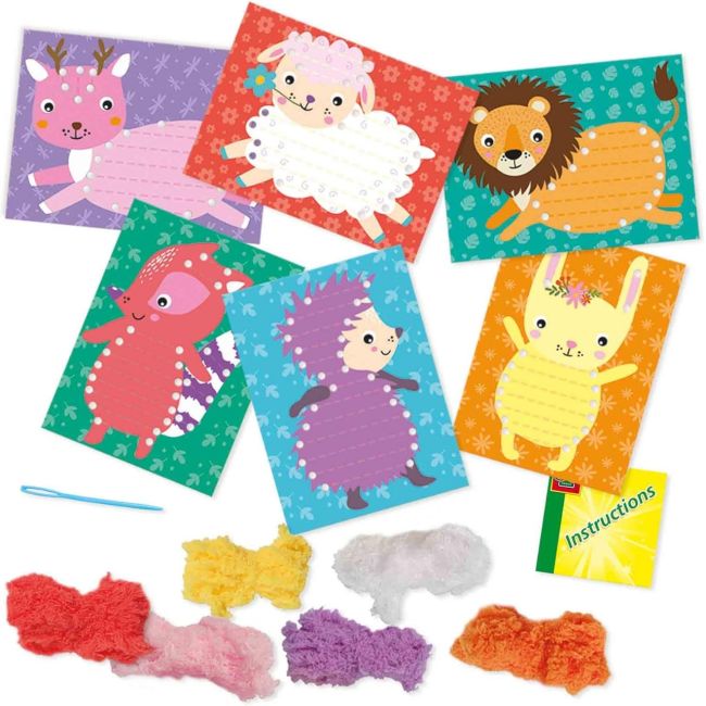 Set de broderie animale pufoase sa14043