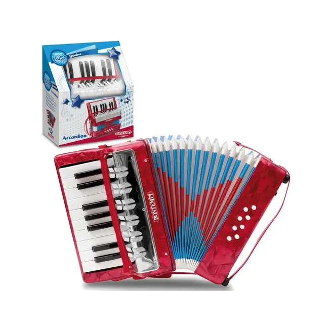 Acordeon din lemn cu 17 taste Bontempi - SUPbontm ACW17.2