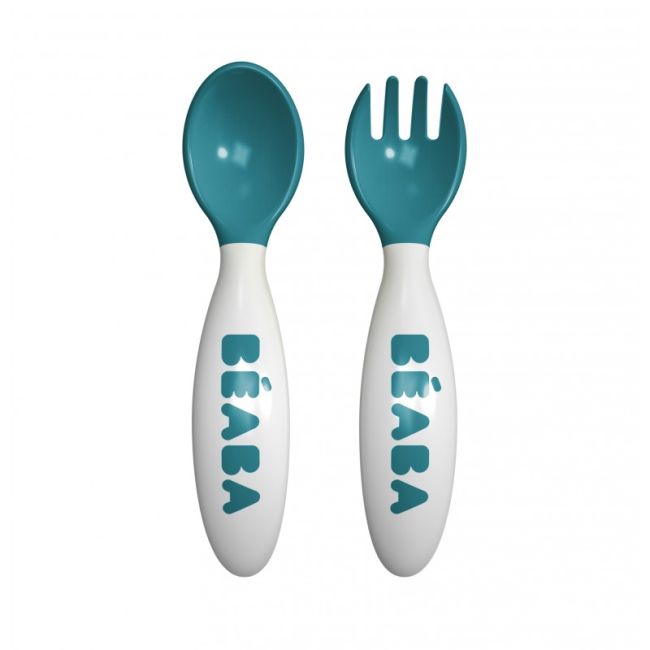 Set lingurita si furculita ergonomica - Bleu ERFB913398