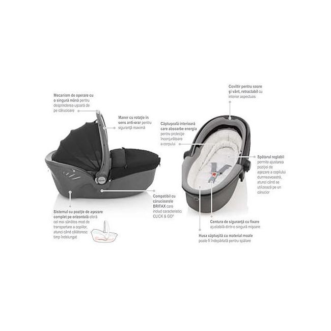 Landou Auto Romer Baby-Safe Sleeper Chili Pepper - BRT2000008320