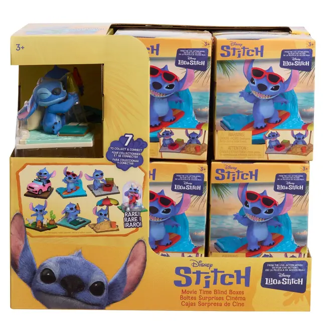Disney Stitch - Mini-figurina ascunsa in cutie, diverse personaje BKF46109