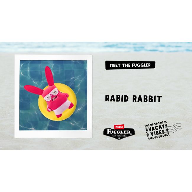 Fuggler - Jucarie de plus, 23 cm - Ciudateii in vacanta, Rabid Rabbit - red BKF15714E