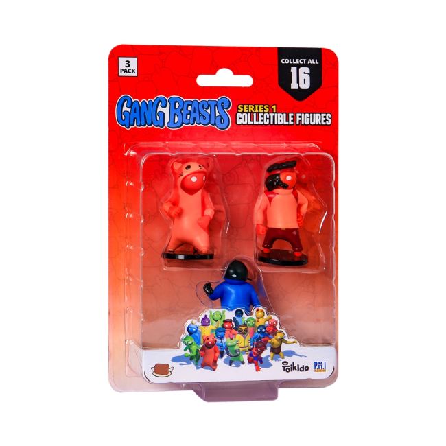 Gang Beasts - Set 3 figurine blister BKFGB2020