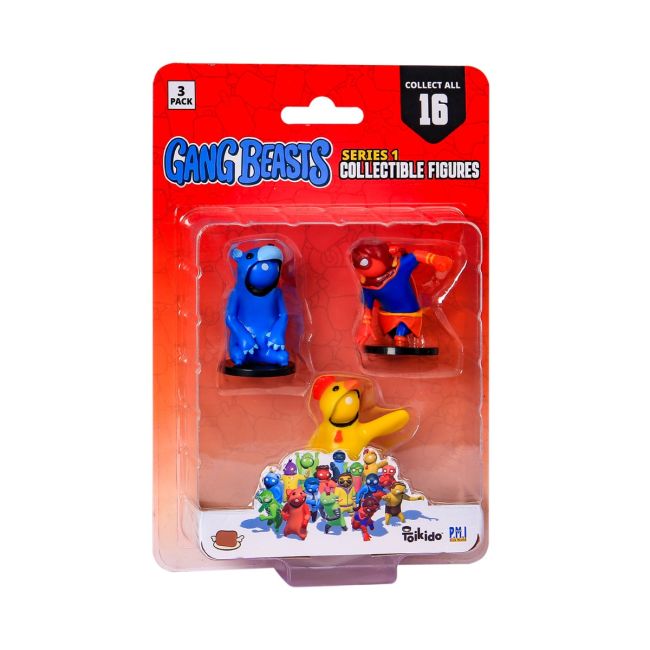 Gang Beasts - Set 3 figurine blister BKFGB2020