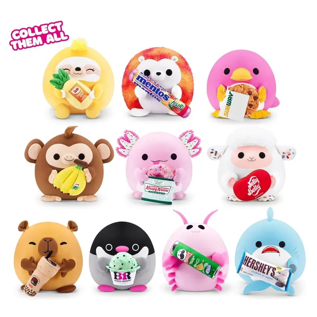 Snackles - Jucarie de plus colectibila S1W2, 35 cm, Hugh BKF77511K-1