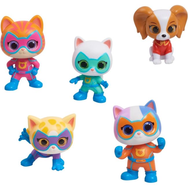 SuperKitties - Set de joaca cu 5 figurine BKF67001