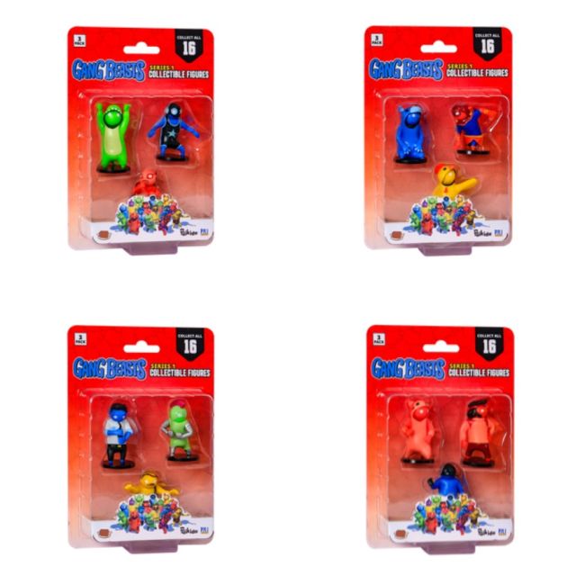 Gang Beasts - Set 3 figurine blister BKFGB2020
