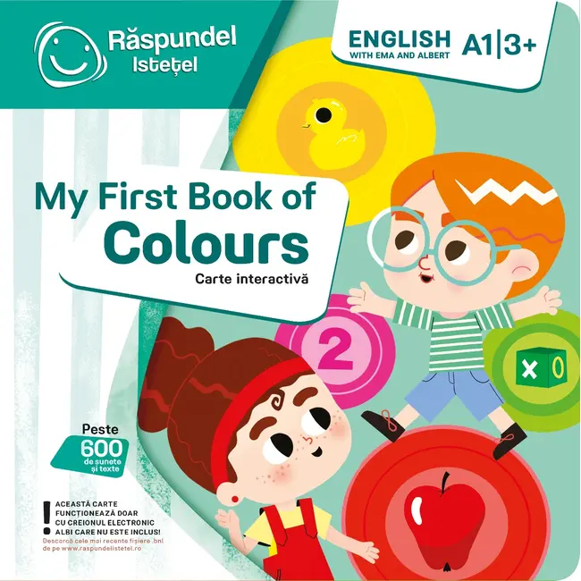 Raspundel Istetel, carte My first book of colors English BKF56520