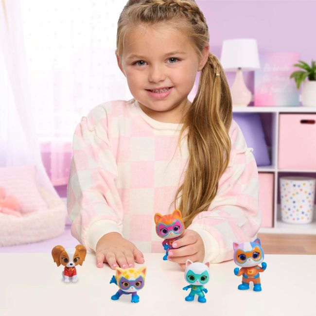 SuperKitties - Set de joaca cu 5 figurine BKF67001