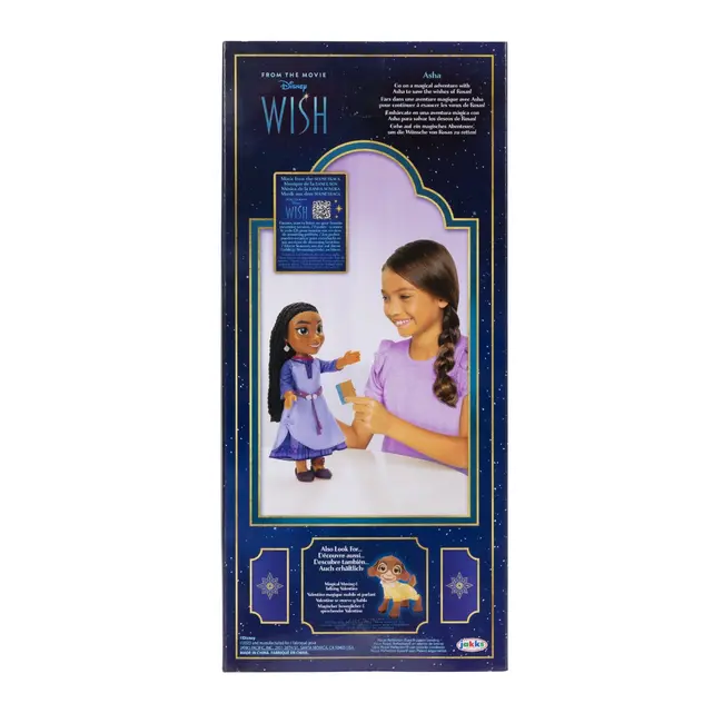 Disney Wish - Dorinta - Papusa aventuriera Asha, 38 cm BKF228424