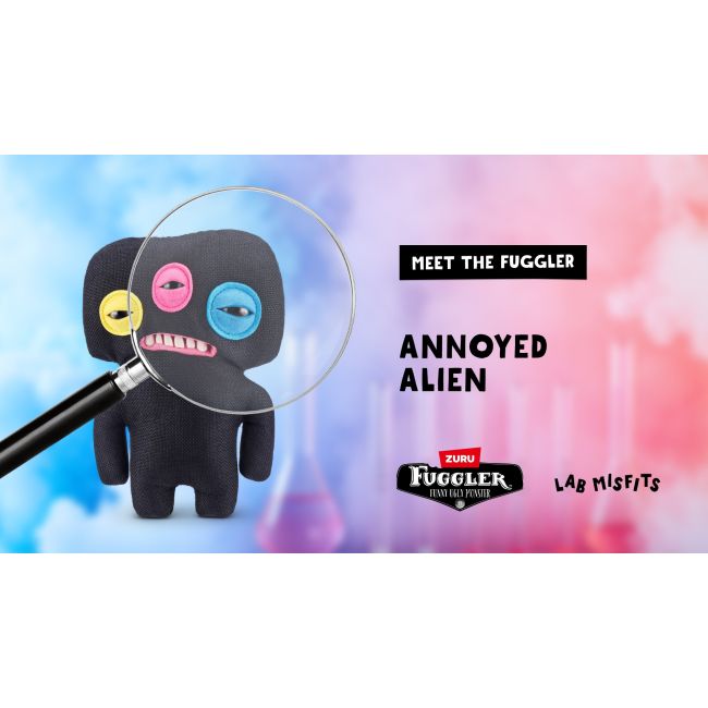 Fuggler - Jucarie de plus, 23 cm - Ciudateii din laborator, ANNOYED ALIEN BKF15702H