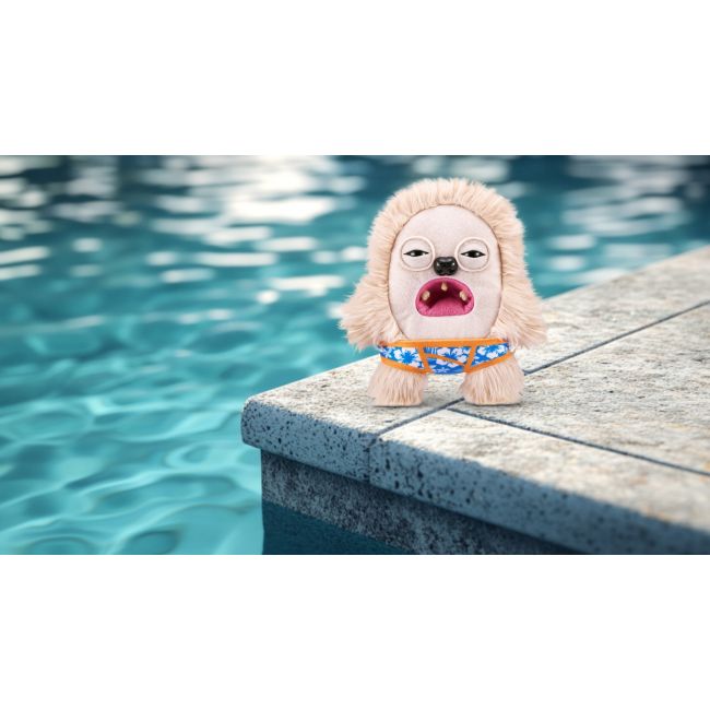 Fuggler - Jucarie de plus, 23 cm - Ciudateii in vacanta, Hedge Grog - cream BKF15714J