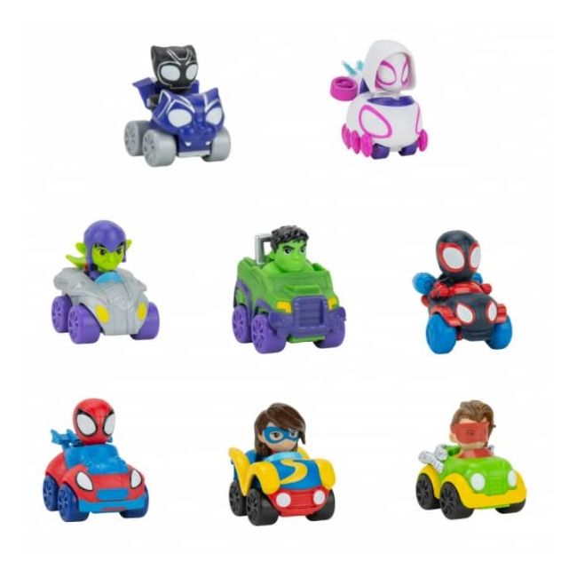 Paienjenelul Marvel - Mini-vehicul ascuns in cutie, figurina inclusa, diverse modele BKFSNF0045