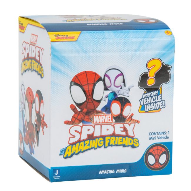 Paienjenelul Marvel - Mini-vehicul ascuns in cutie, figurina inclusa, diverse modele BKFSNF0045