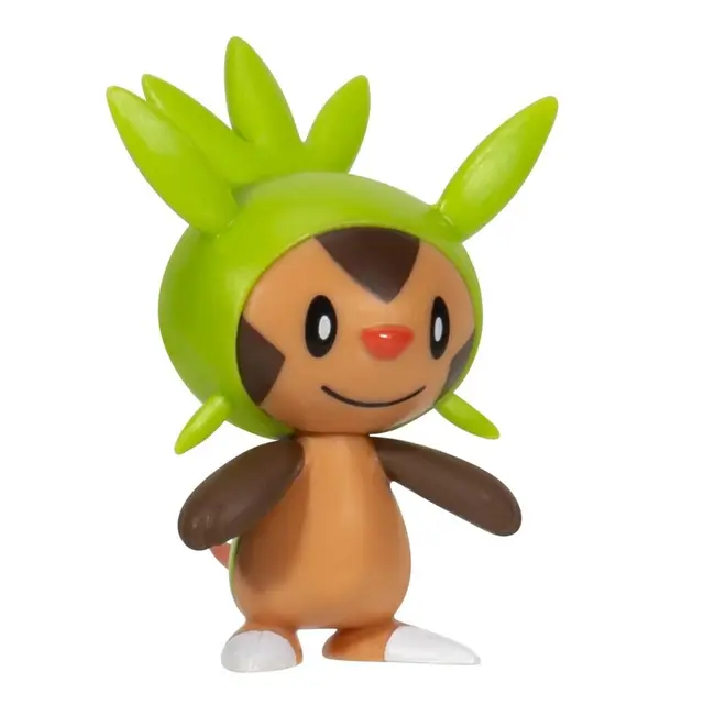Pokemon - Set 2 figurine Clip n Go, Chespin with Friend Ball W19 BKFPKW3641