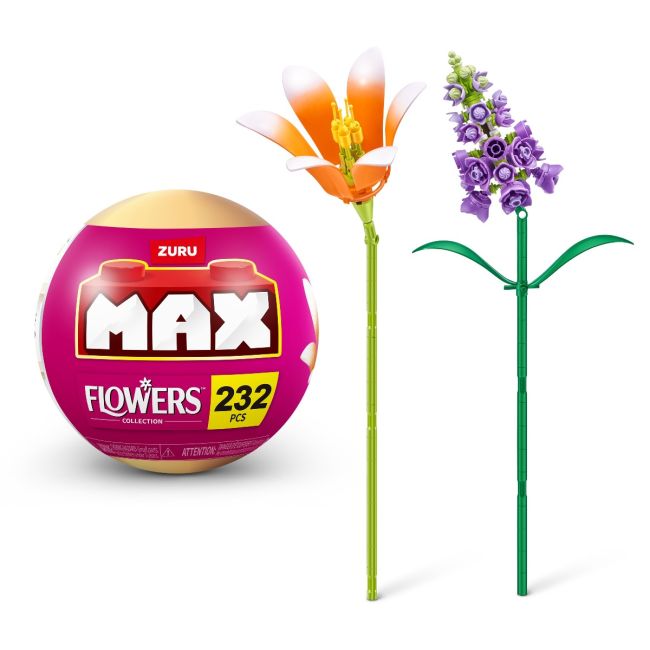 Zuru Max - Set de constructie, Flori de gradina, diverse modele BKF83184