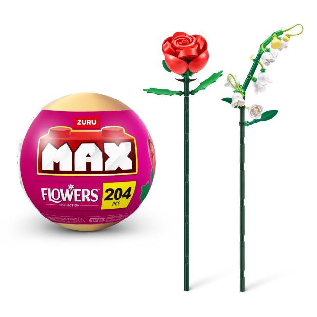 Zuru Max - Set de constructie, Flori de gradina, diverse modele BKF83184