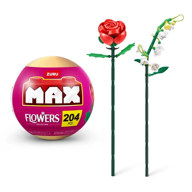 Zuru Max - Set de constructie, Flori de gradina, diverse modele BKF83184