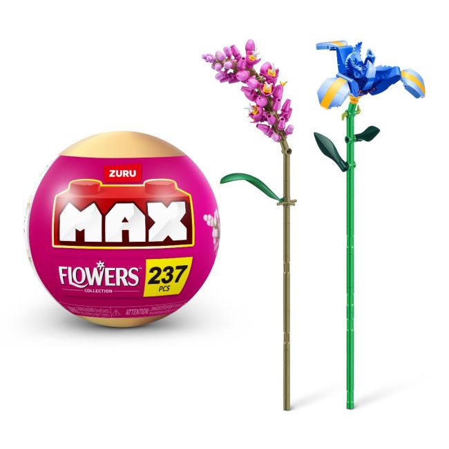 Zuru Max - Set de constructie, Flori de gradina, diverse modele BKF83184