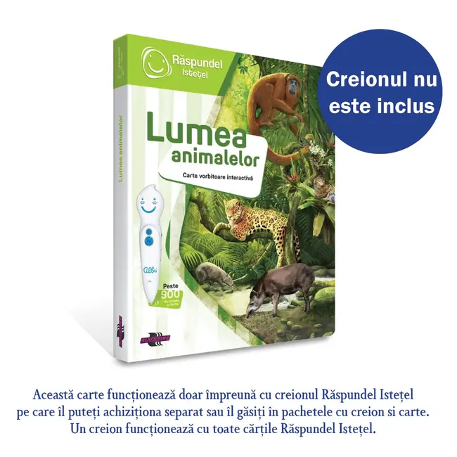 Raspundel Istetel, carte Lumea animalelor BKF69436