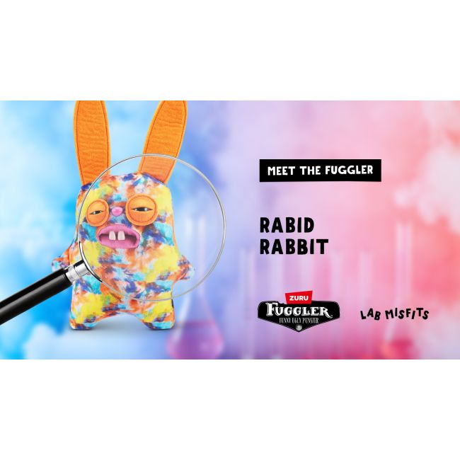 Fuggler - Jucarie de plus, 23 cm - Ciudateii din laborator, RABID RABBIT BKF15702N