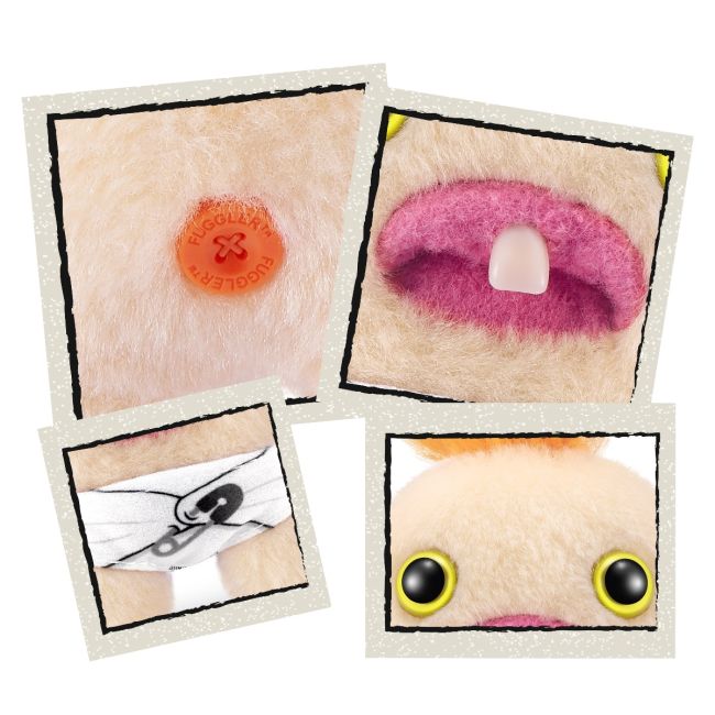 Fuggler - Jucarie de plus, 9 cm - Bebe ciudatei, Mr Needles BKF15703L