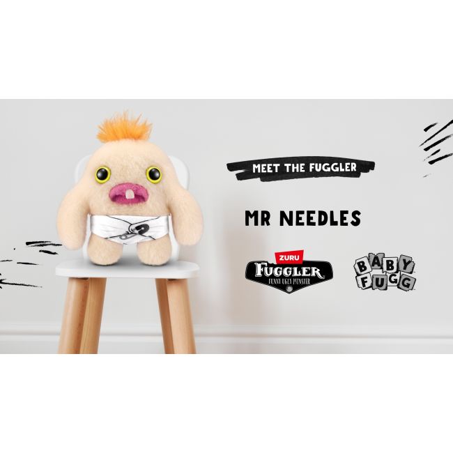 Fuggler - Jucarie de plus, 9 cm - Bebe ciudatei, Mr Needles BKF15703L
