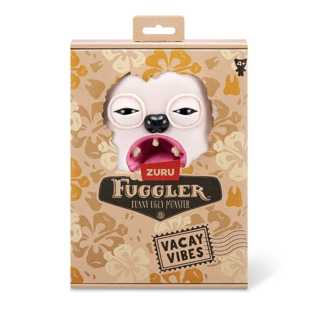 Fuggler - Jucarie de plus, 23 cm - Ciudateii in vacanta, Hedge Grog - cream BKF15714J