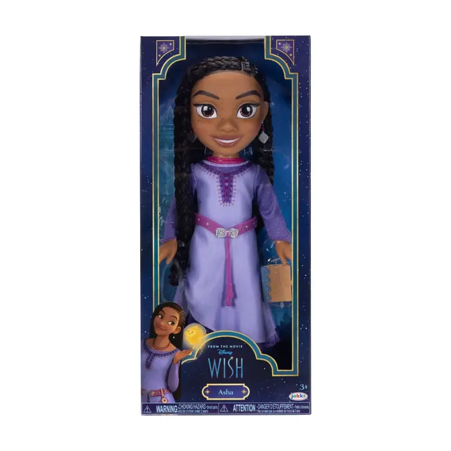 Disney Wish - Dorinta - Papusa aventuriera Asha, 38 cm BKF228424