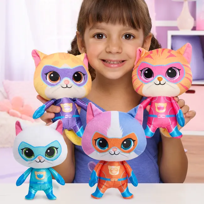 SuperKitties - Jucarie de plus 20 cm, diverse personaje BKF67005