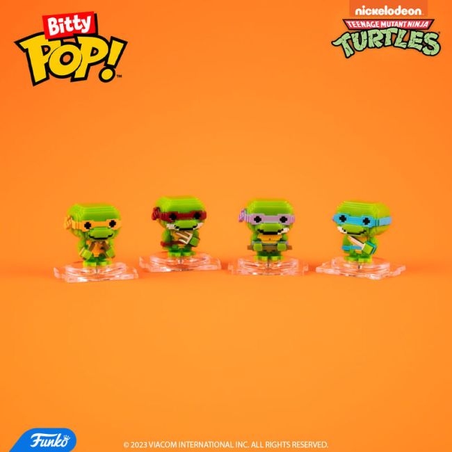 Funko Bitty POP: TMNT- 8-Bit 4PK BKF71510