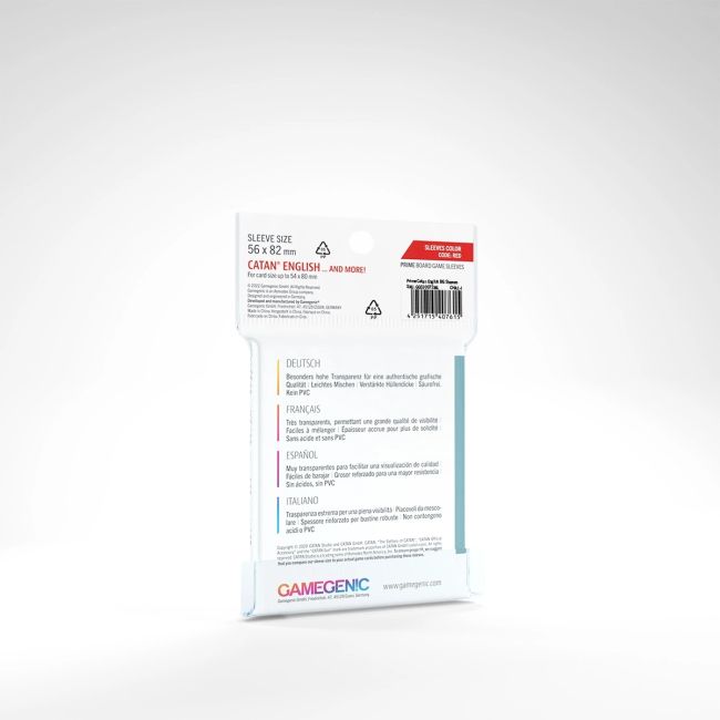 Gamegenic Sleeves -  Folie protectie carti Prime Standard BKFGGS10048ML