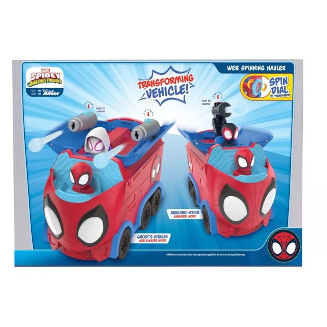 Paienjenelul Marvel - Vehicul transformabil cu 3 personaje BKFSNF0081
