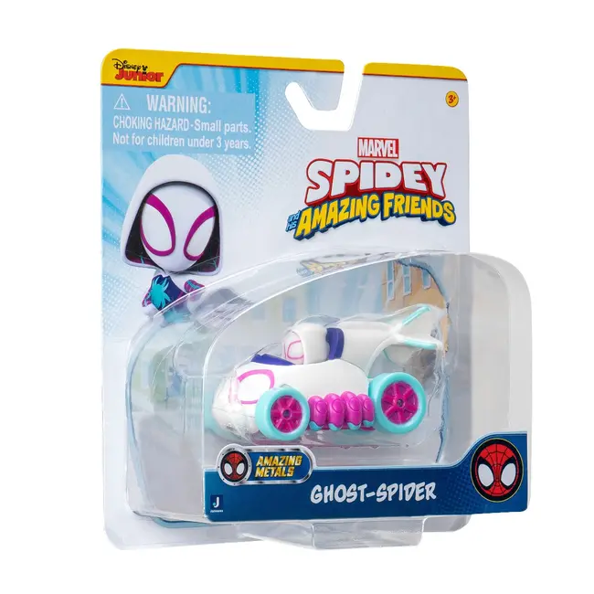 Paienjenelul Marvel - Vehicul din metal, figurina inclusa, diverse modele BKFSNF0193