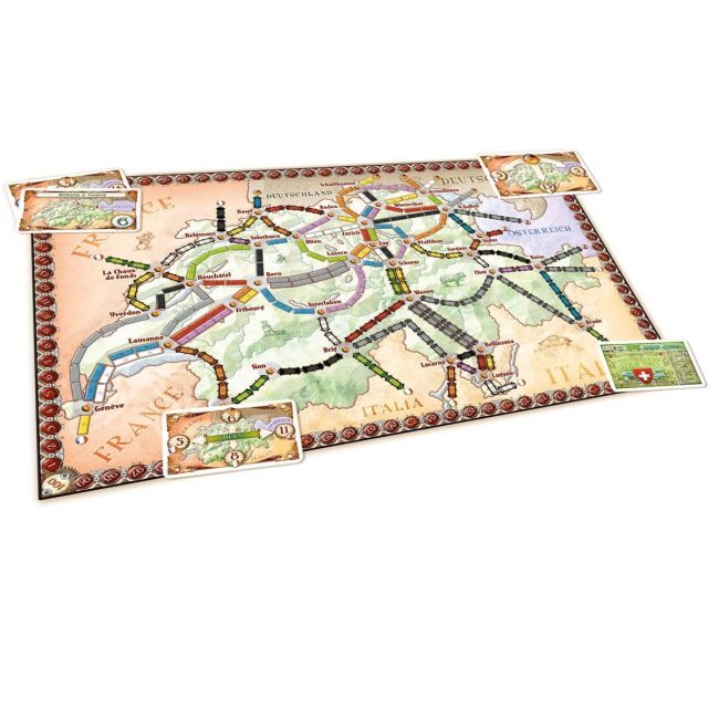 Joc de societate Ticket to Ride Map Collection India & Swiss, extensie, limba engleza BKF720114